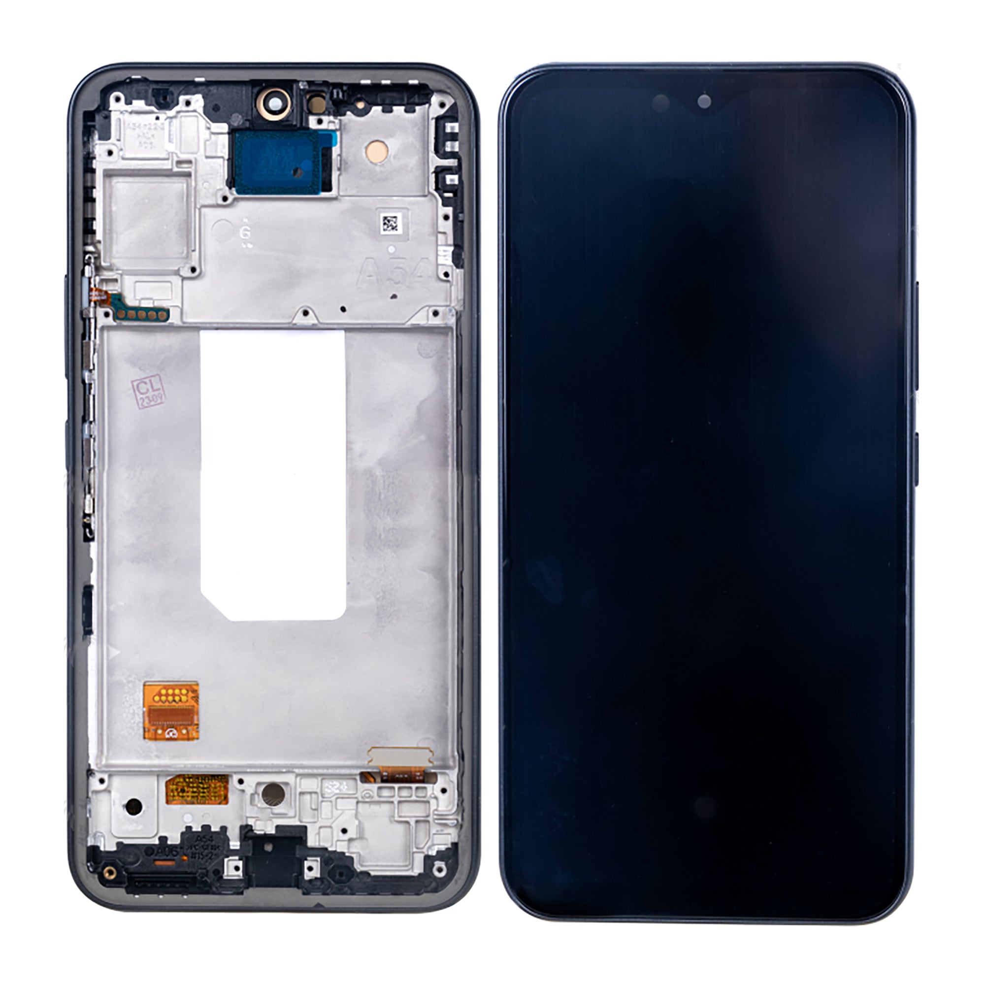 Samsung Galaxy A54 5G A546B Display und Touchscreen-Digitizer mit Rahmen Black Soft-OLED – Bild 3