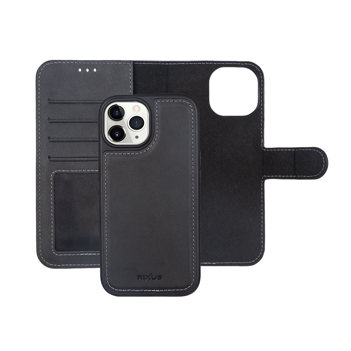 Rixus Duo Magnetic Detachable Wallet für Apple iPhone 11 Pro Max Black – Bild 4