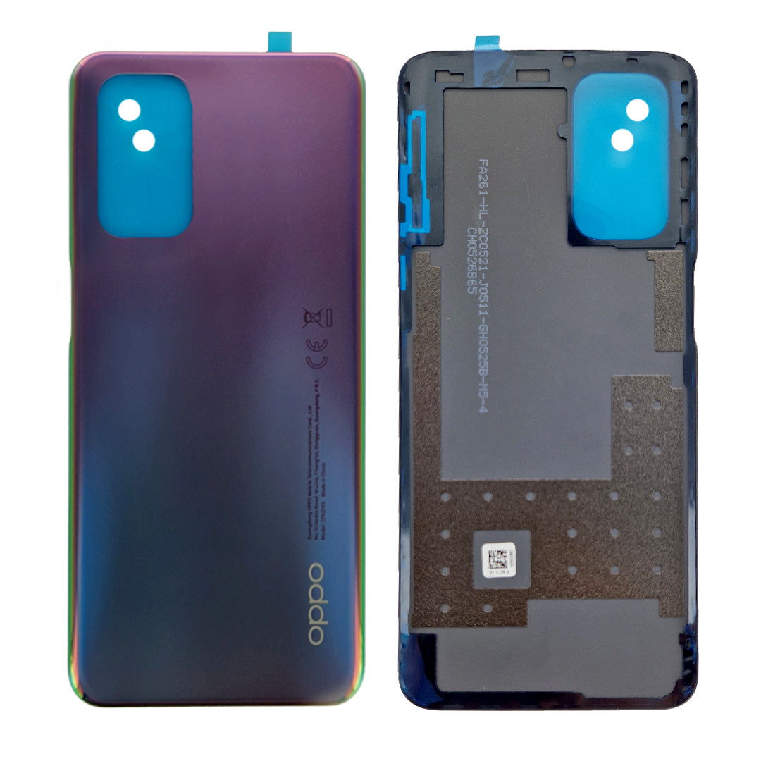 Oppo A74 5G, A54 5G Akkudeckel ohne Linse Fantastic Purple Original – Bild 3