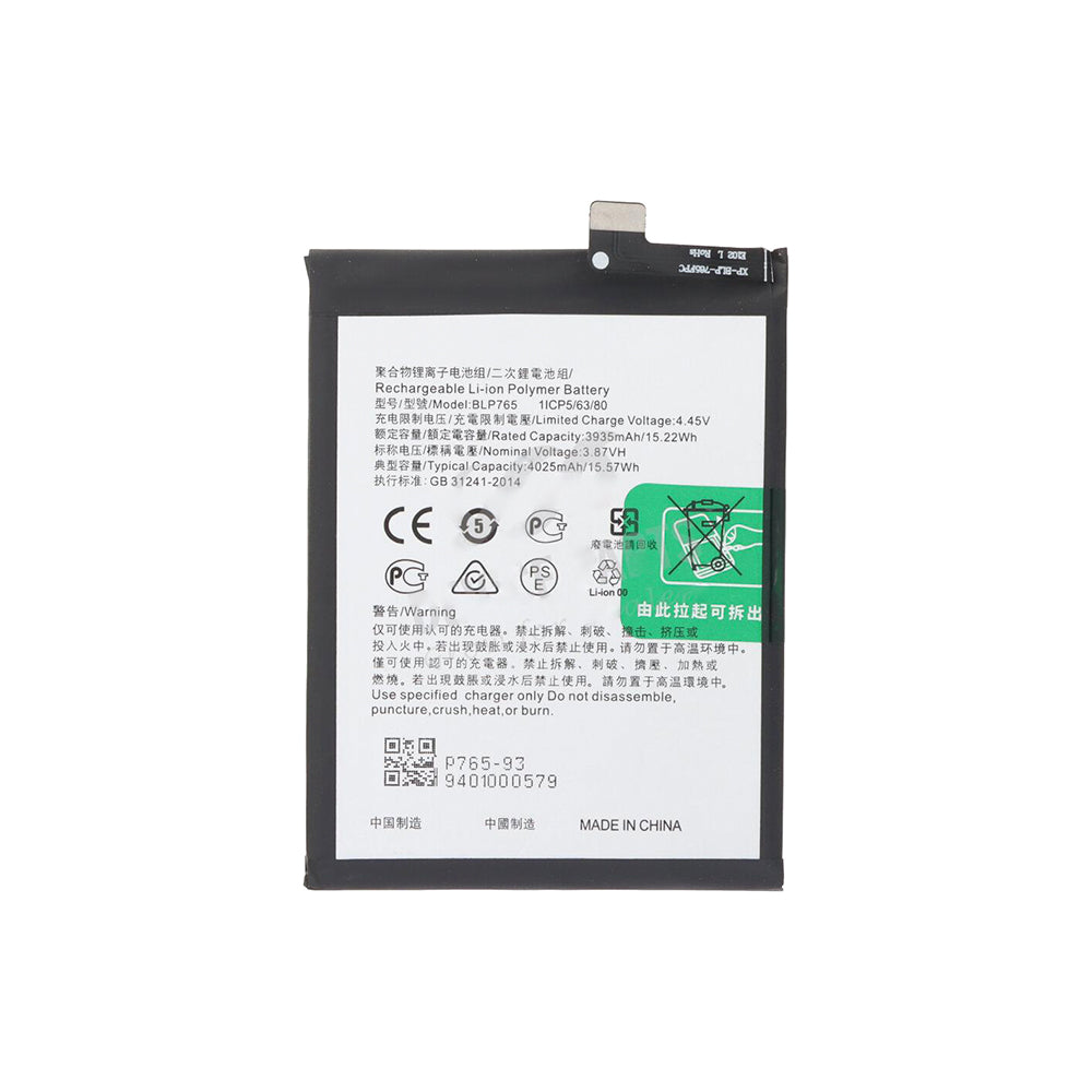 Oppo A91, Reno 3 Akku BLP765 OEM