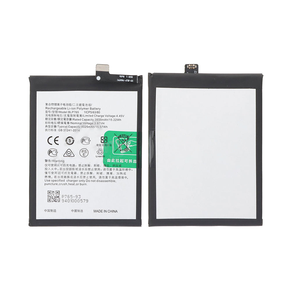 Oppo A91, Reno 3 Akku BLP765 OEM – Bild 3