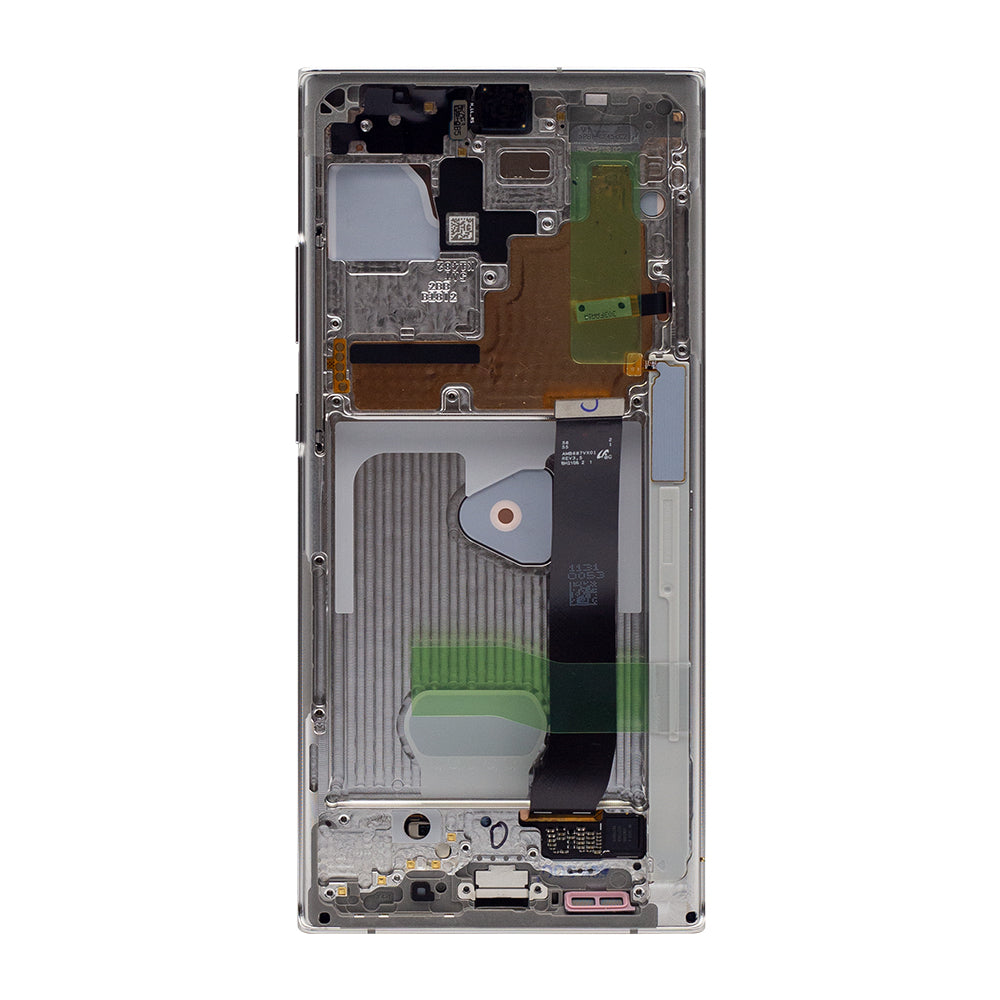 Samsung Galaxy Note 20 Ultra N985F, Ultra 5G N986B Display und Touchscreen-Digitizer mit Rahmen Mystic White Service Pack – Bild 3