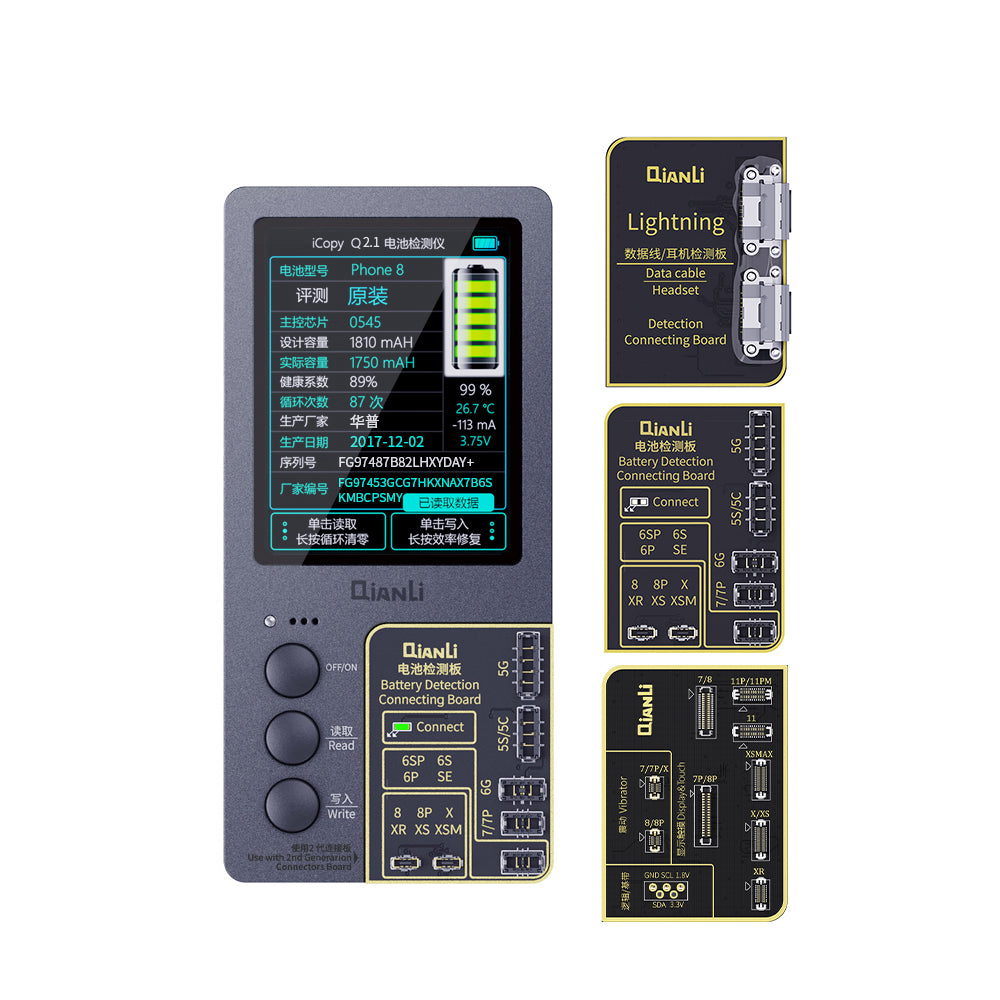 QIANLI iCopy Plus 2.1 Programmer mit Lightning Platine