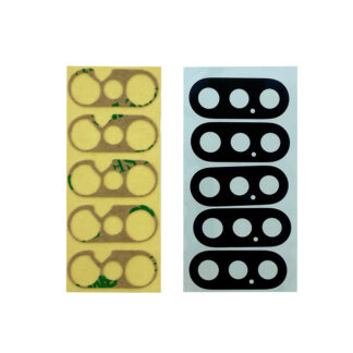 Für Apple iPhone XS Kameraglas Set Black OEM (5er-Pack)