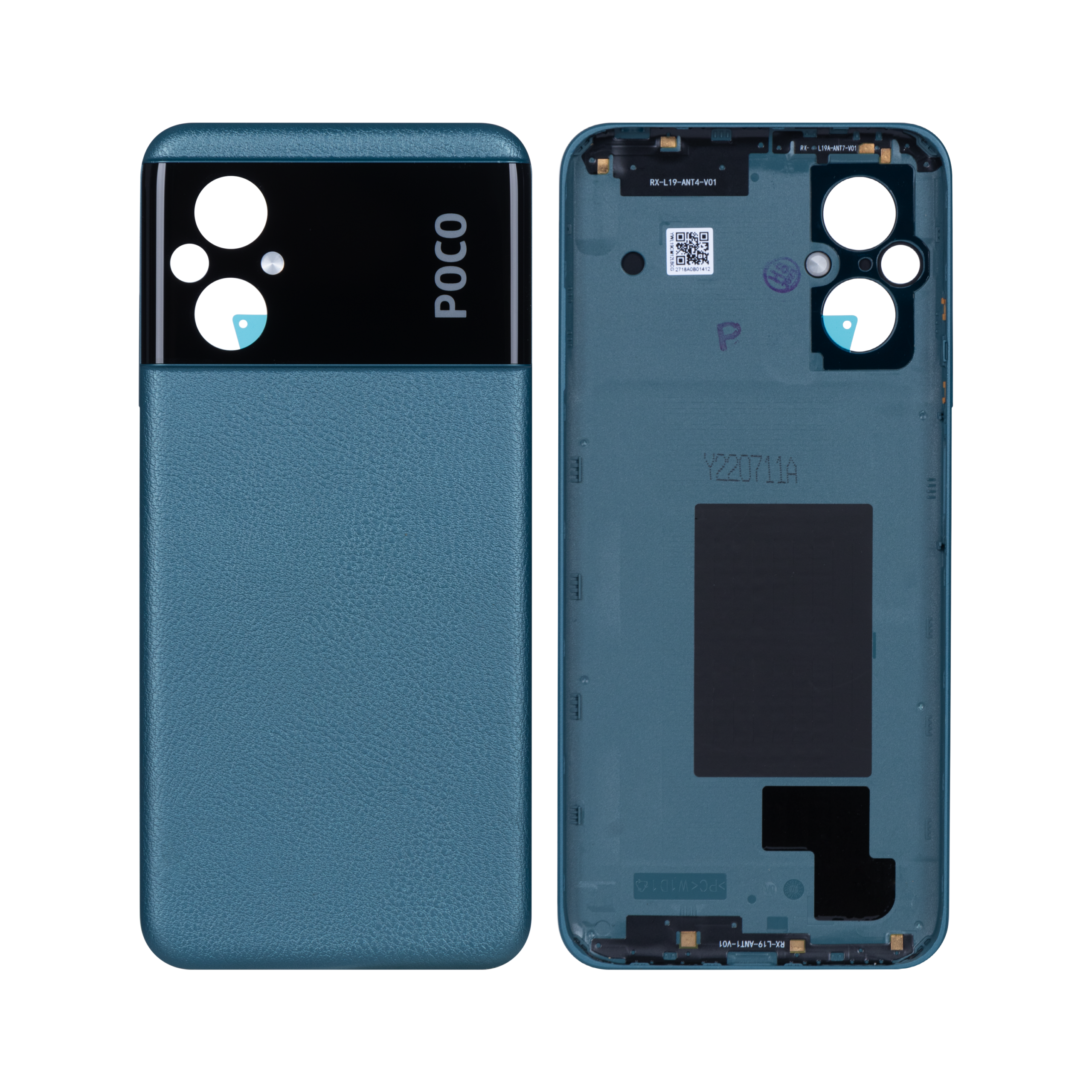 OEM Backcover für Xiaomi Poco M5 ohne Kameraglas Farbe wählbar – Bild 10
