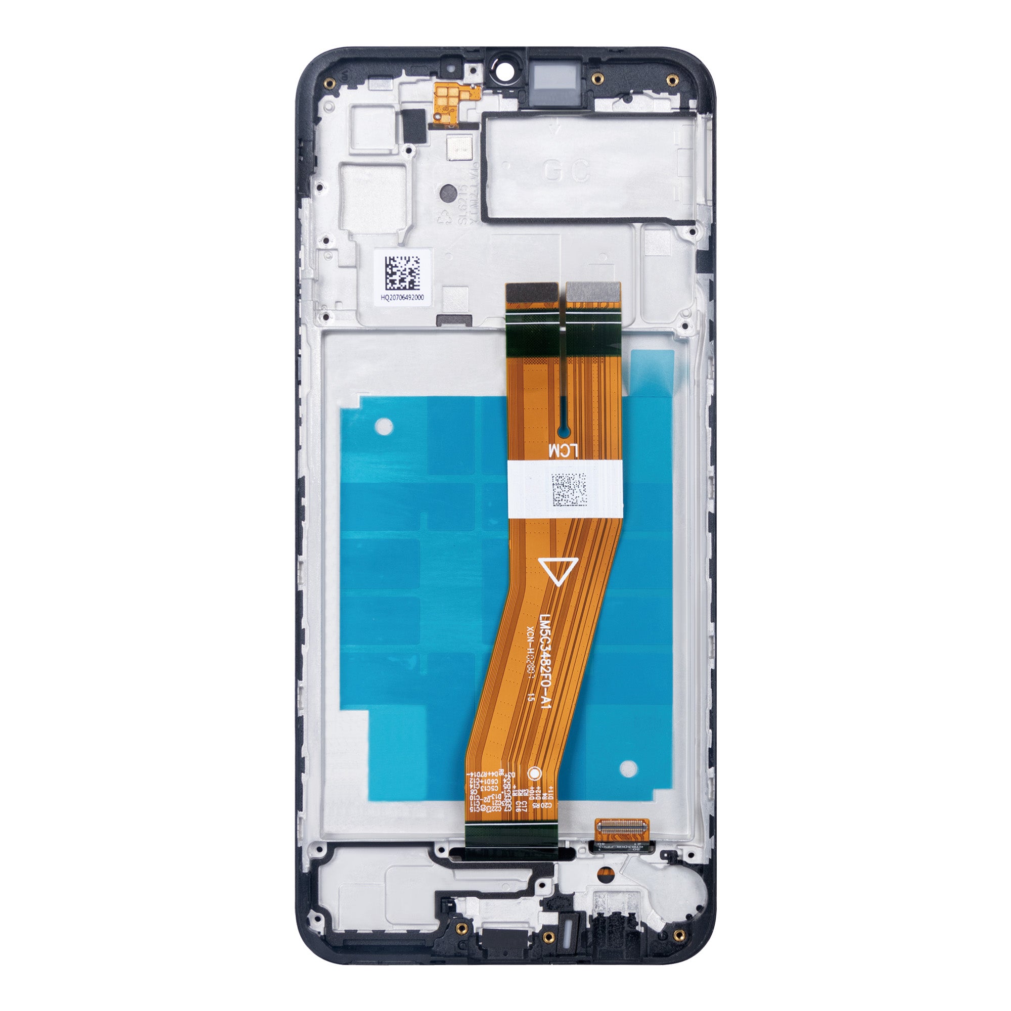 Samsung Galaxy A03 A035F (Non EU) Display und Touchscreen-Digitizer mit Rahmen Black Soft-OLED – Bild 2