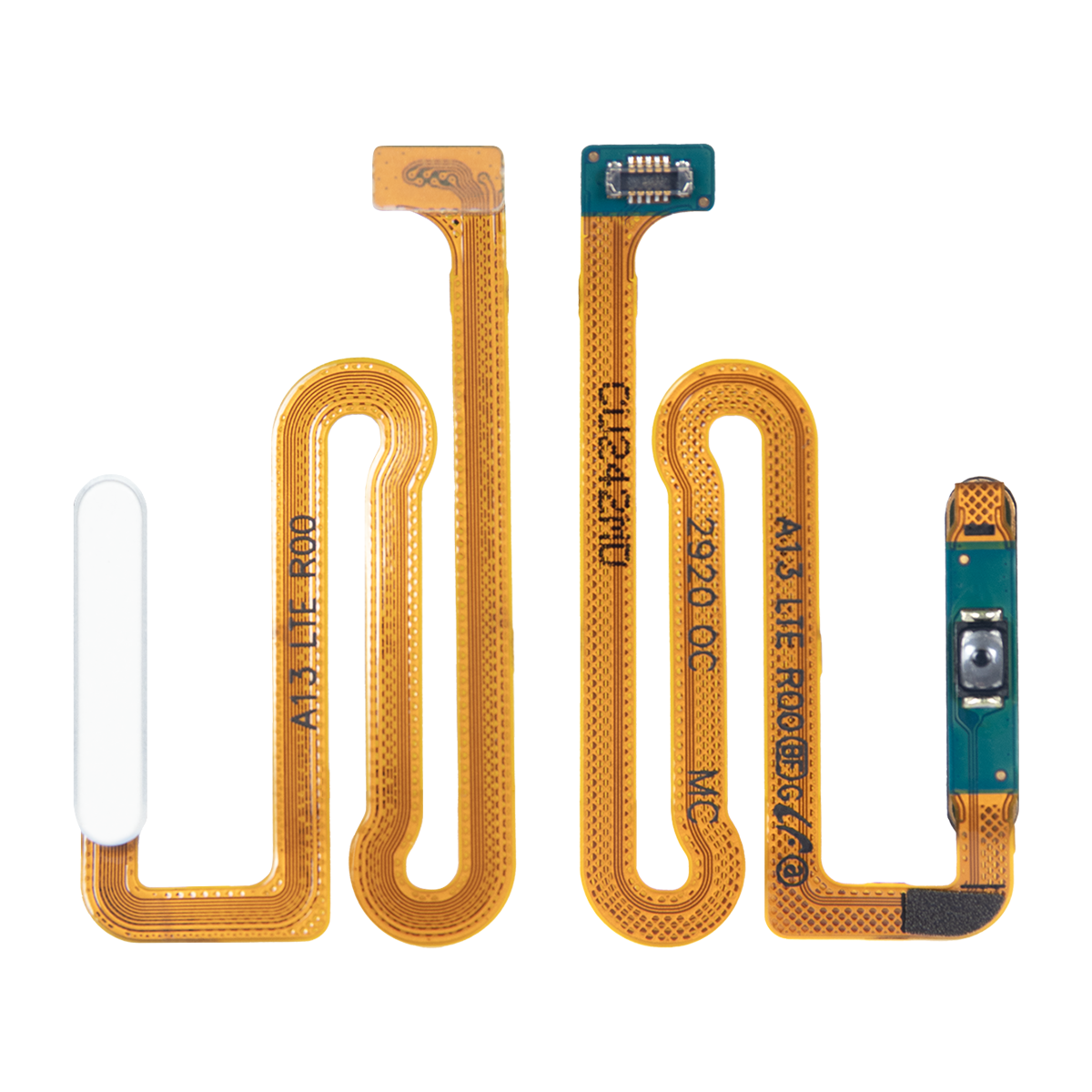 Samsung Galaxy A13 A135F, A137F Fingerprint Sensor Flex mit Powerbutton White OEM – Bild 3