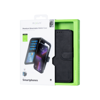 Rixus Duo Magnetic Detachable Wallet für Samsung Galaxy S24 Black