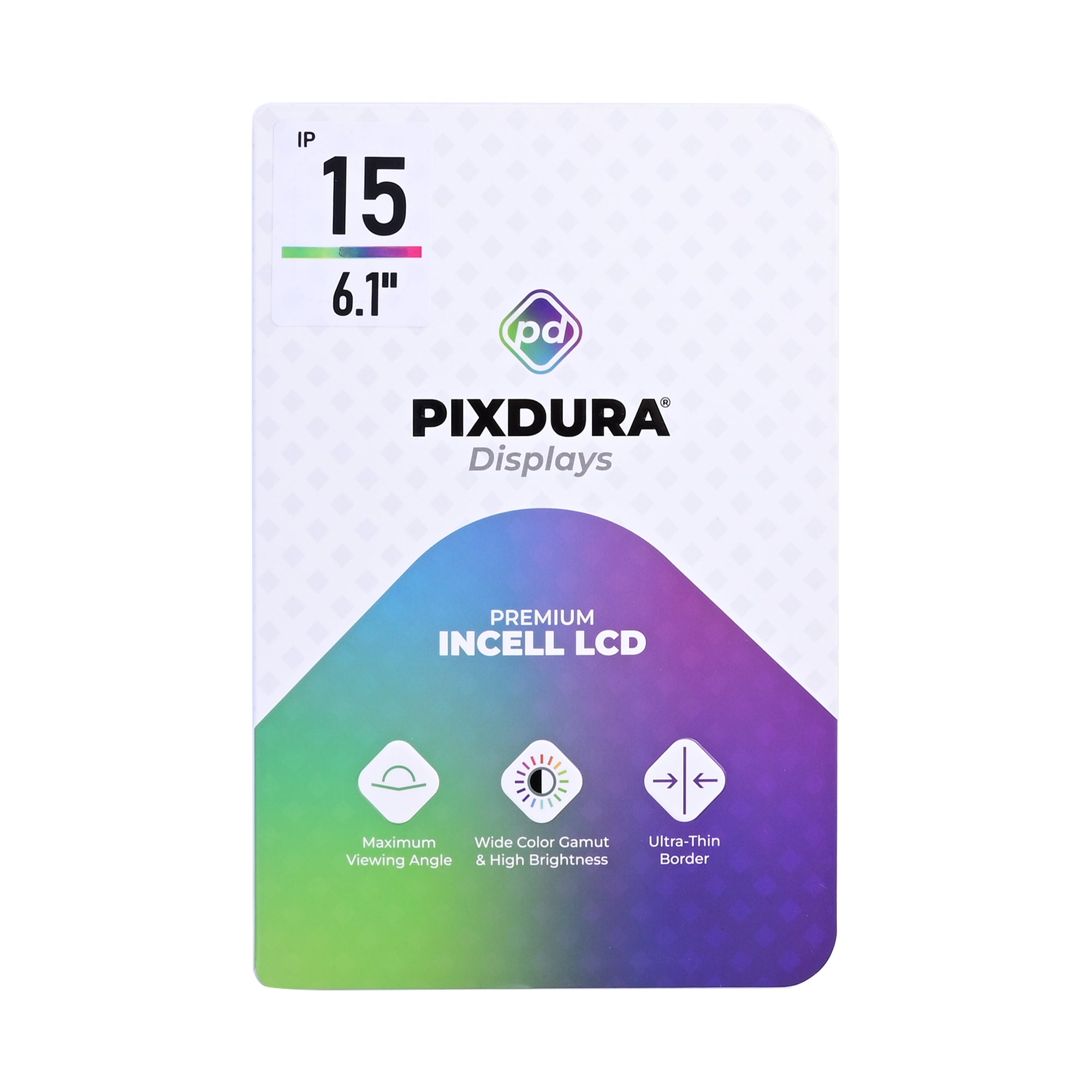 PIXDURA Display für iPhone 15 InCell Premium 60Hz Touchscreen – Bild 6