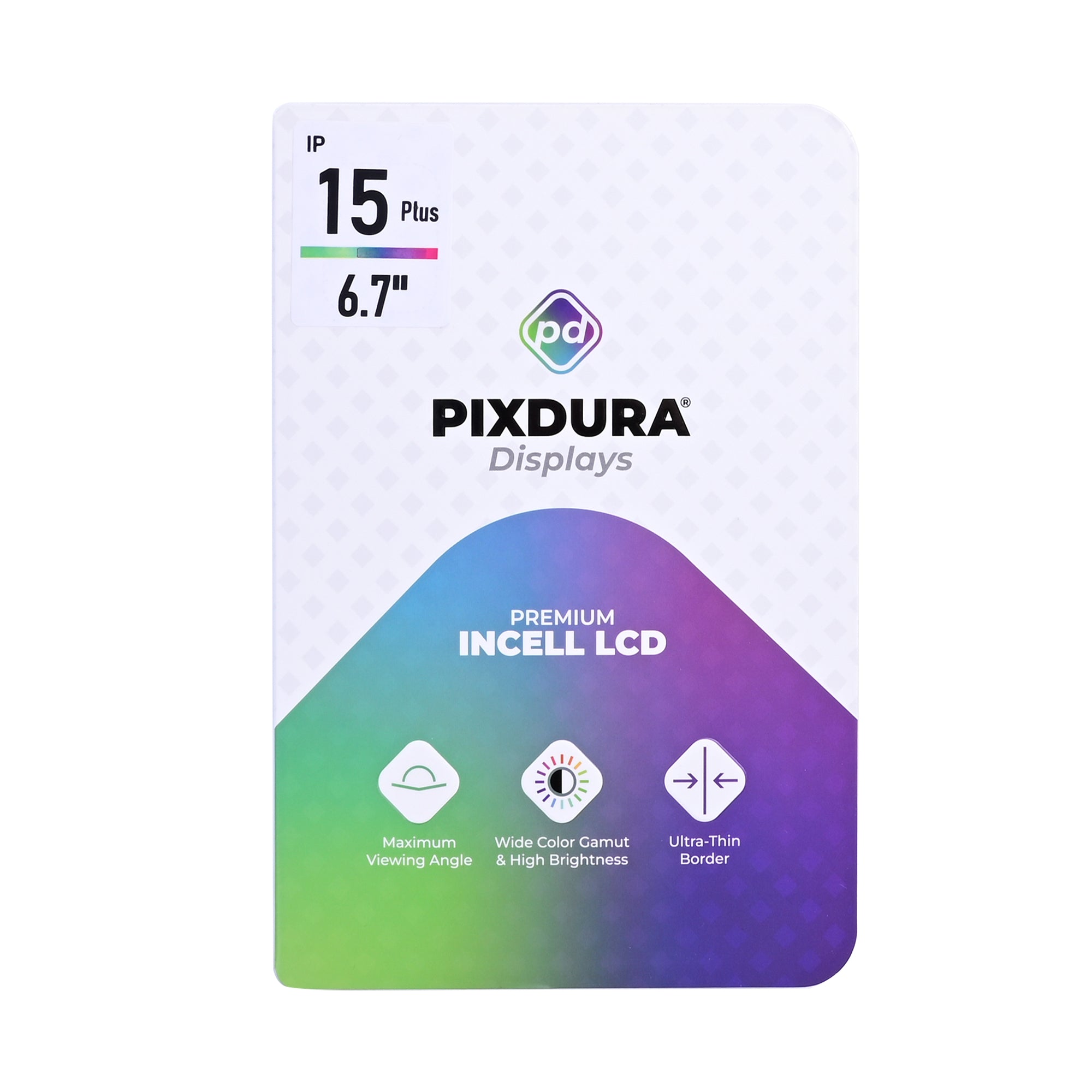 PIXDURA Display für iPhone 15 Plus InCell Premium 60Hz Touchscreen – Bild 6