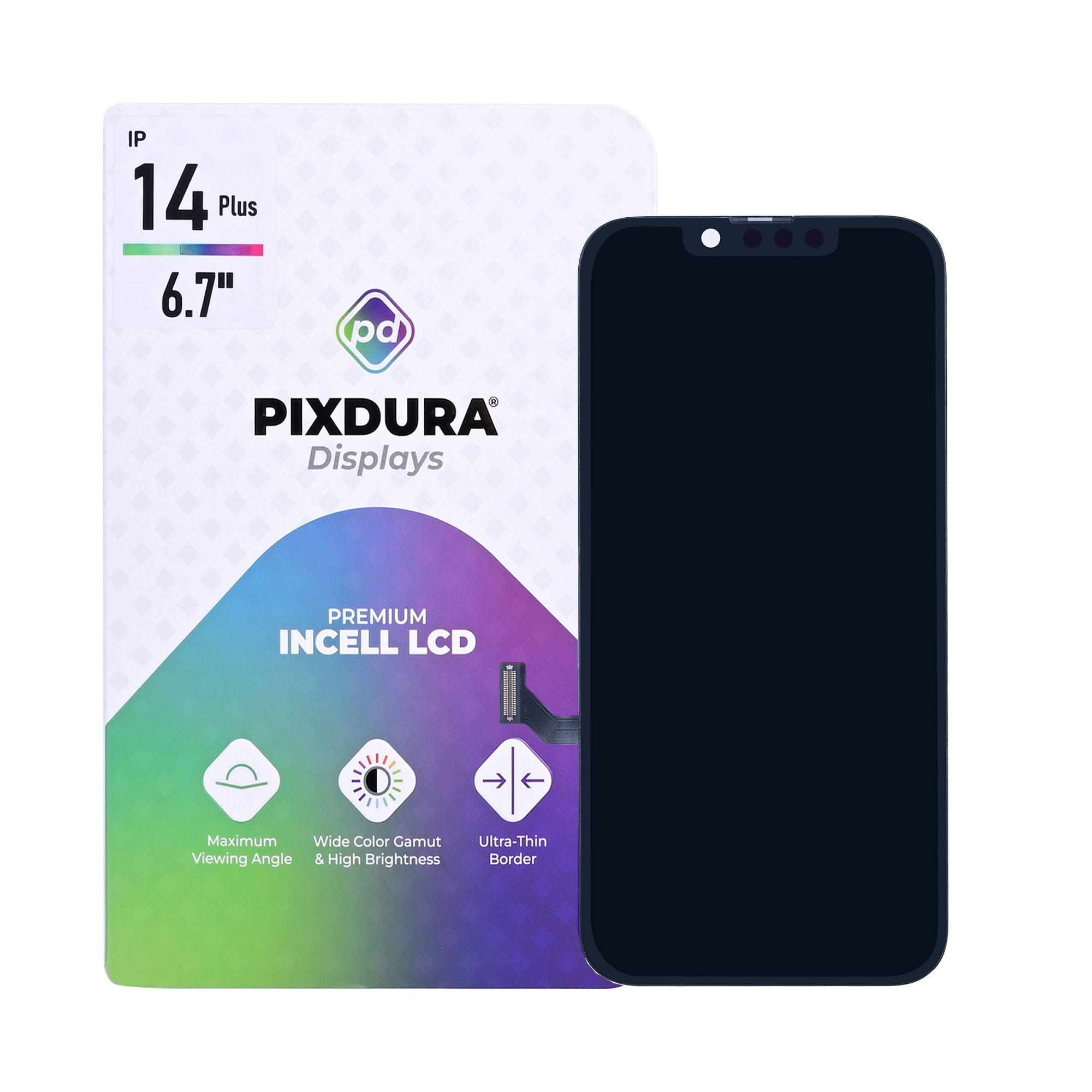 PIXDURA Display für iPhone 14 Plus InCell Premium 60Hz Touchscreen – Bild 2
