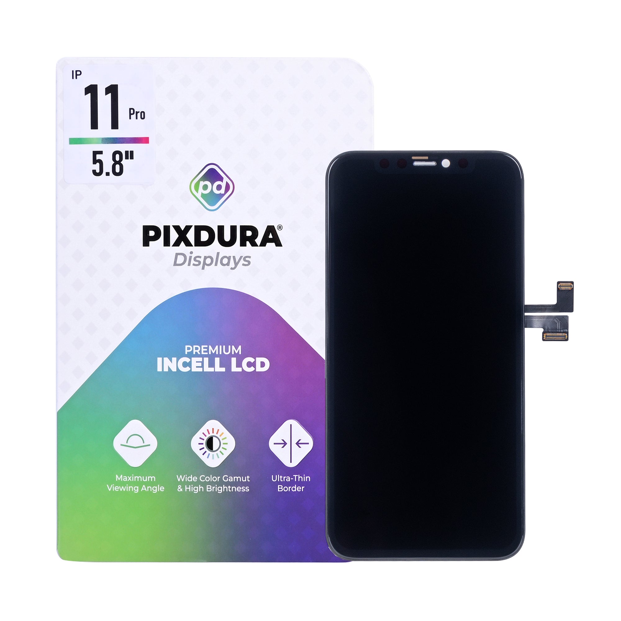 PIXDURA Display für iPhone 11 Pro InCell Premium 60Hz Touchscreen – Bild 2