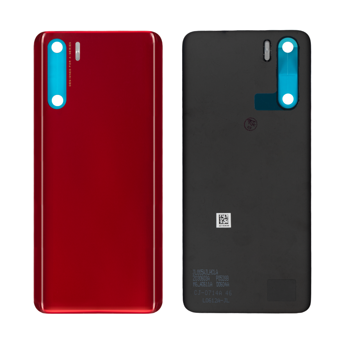 Oppo A91 Akkudeckel ohne Linse Red Original – Bild 3