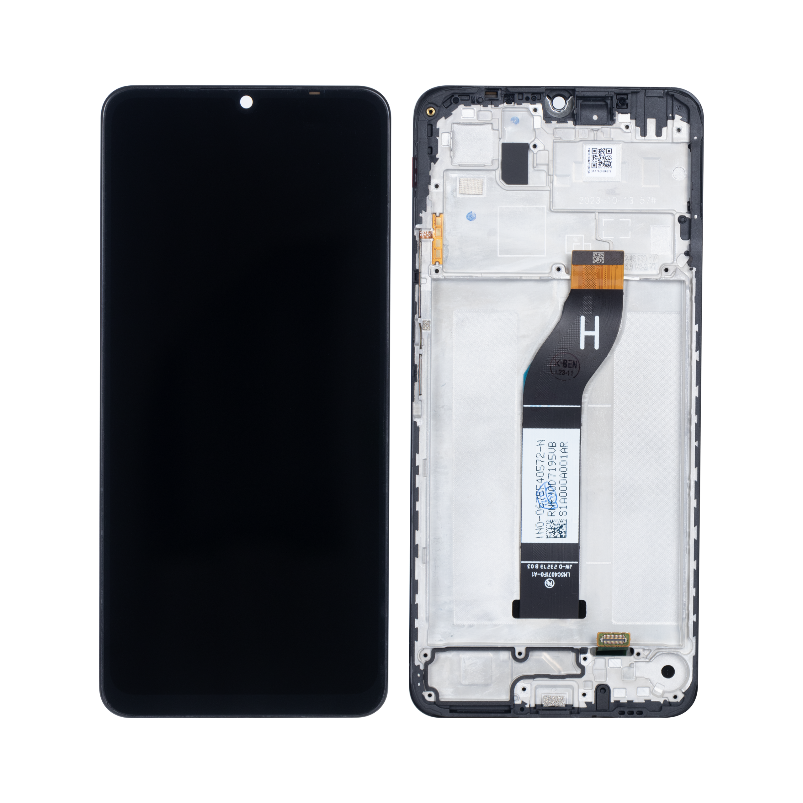 OEM Display für Xiaomi Redmi 13C mit Rahmen Schwarz – Bild 4