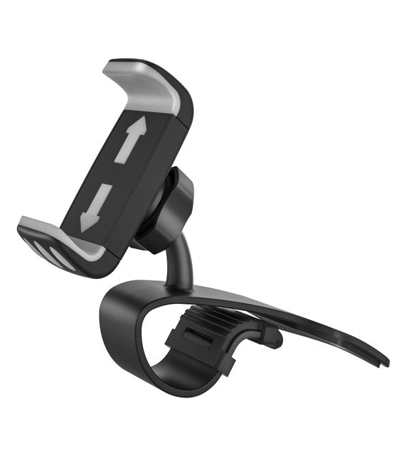 Rixus RXHW61 360 Degree Car Phone Holder HUD Clip für Phone Display Black