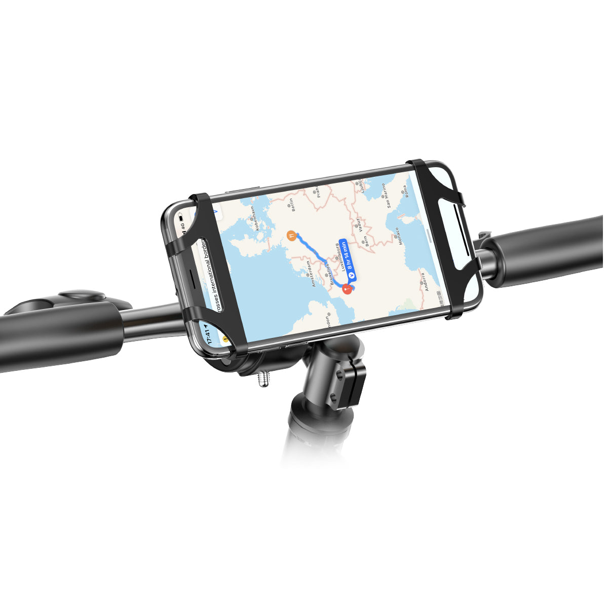 Rixus RXHB61 Bike Mount Handlebar Silicone Holder Black – Bild 2