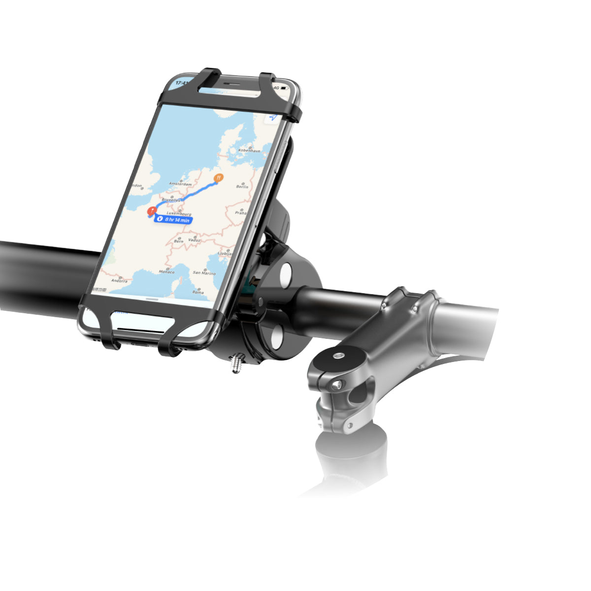 Rixus RXHB61 Bike Mount Handlebar Silicone Holder Black – Bild 3