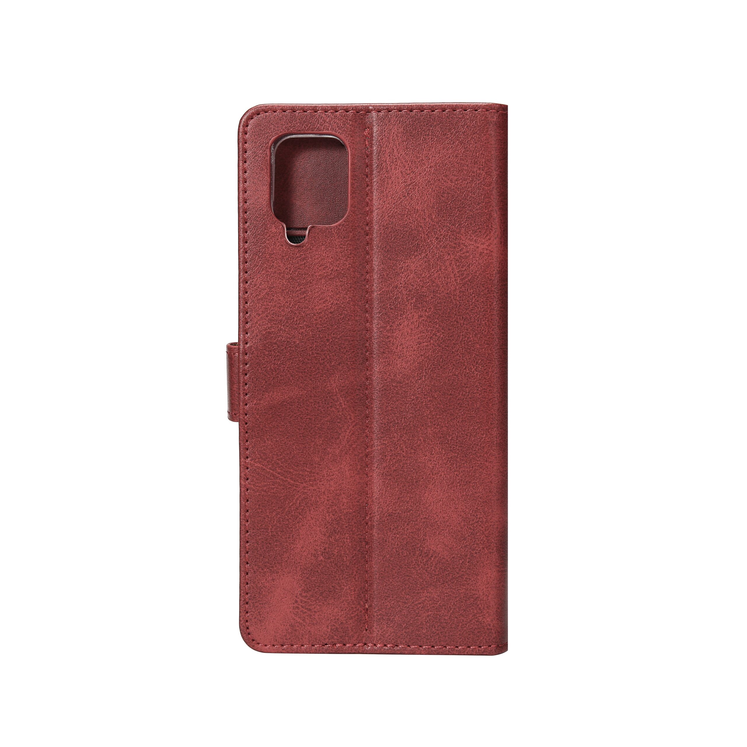Rixus Buchhülle für Samsung Galaxy A12 Dark Red – Bild 2