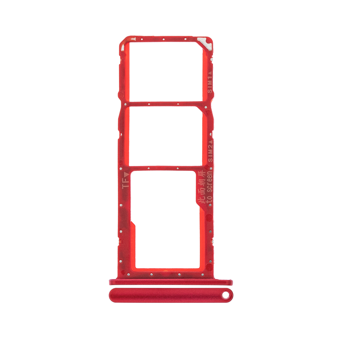 Huawei Y7 (2019) SIM-Kartenhalter Coral Red OEM – Bild 2
