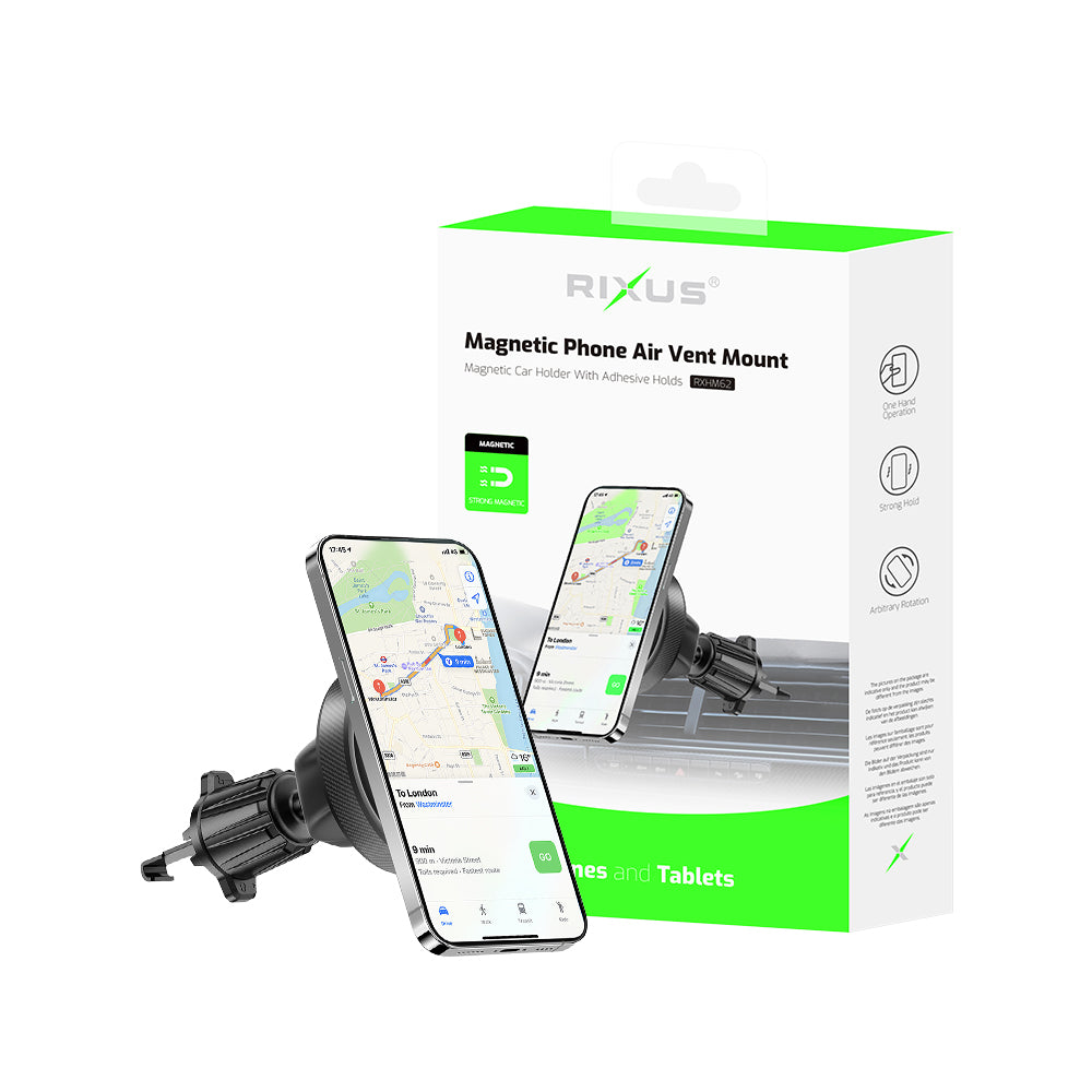 Rixus RXHM62 Round Magnetic Car Mount Gray – Bild 4
