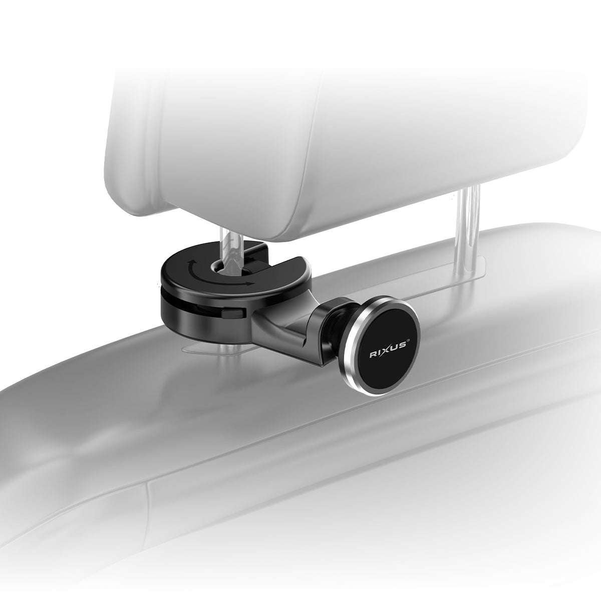 Rixus RXHM63 Backseat Headrest Magnetic Car Mount Holder Black – Bild 4