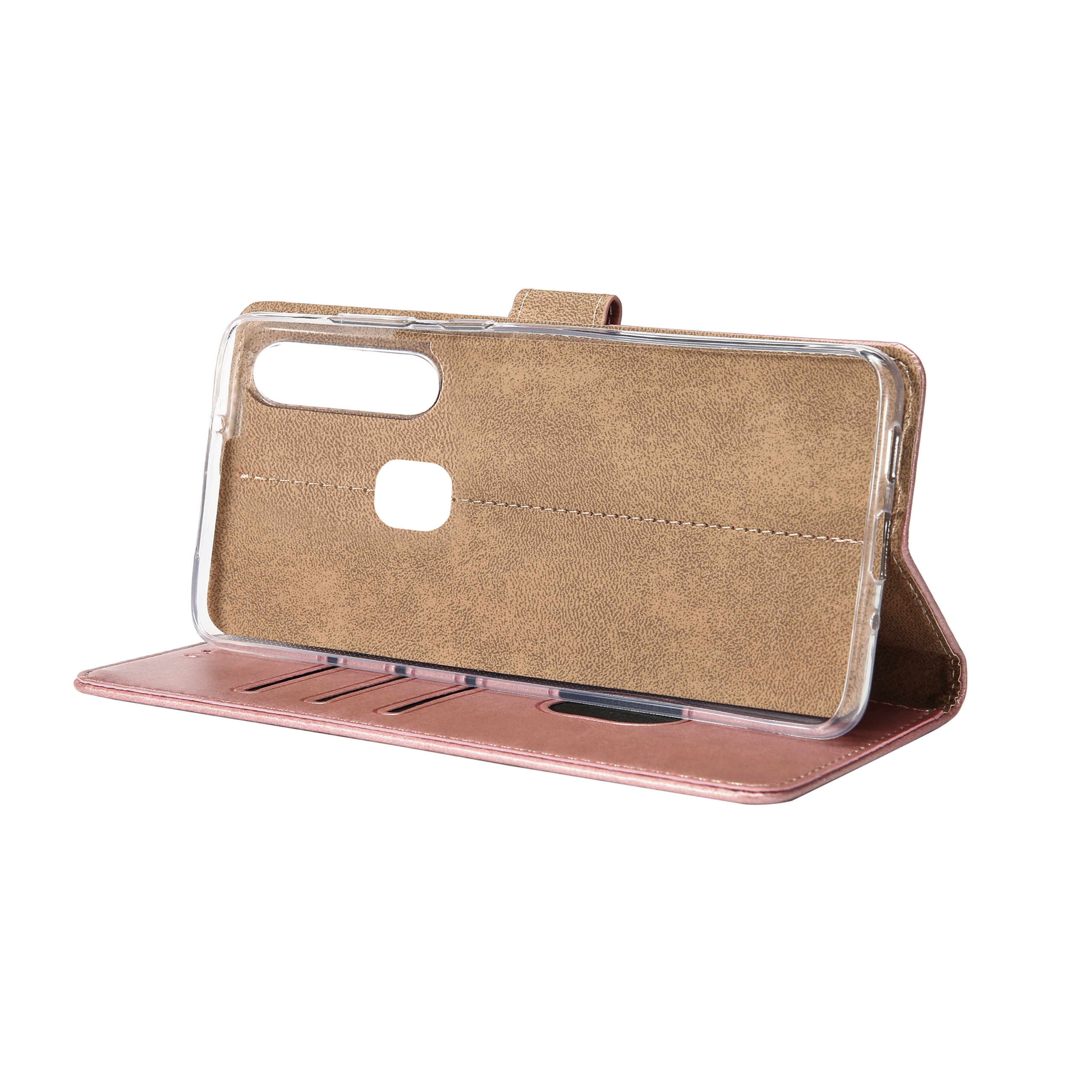 Rixus Buchhülle für Samsung Galaxy A20e Pink – Bild 6