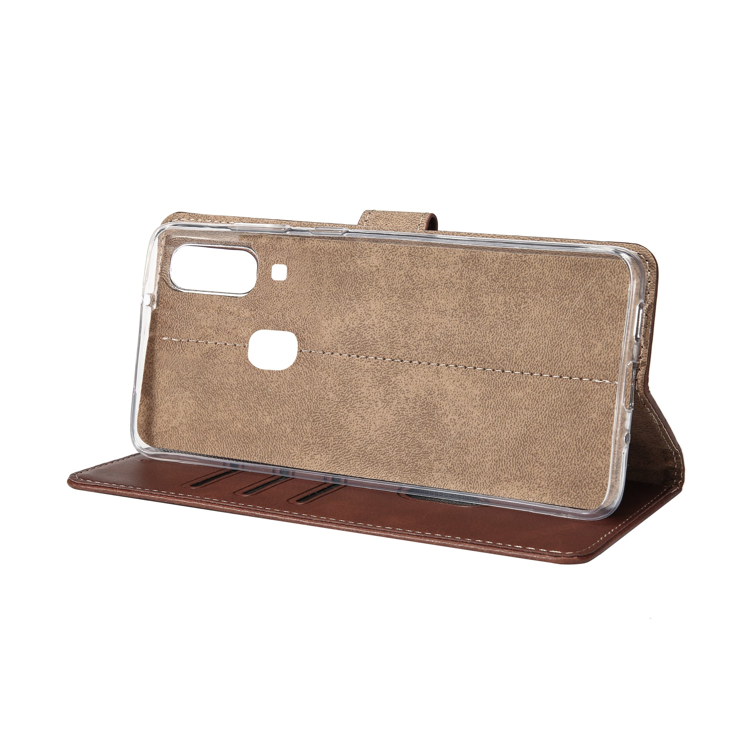 Rixus Buchhülle für Samsung Galaxy A20e Brown – Bild 6