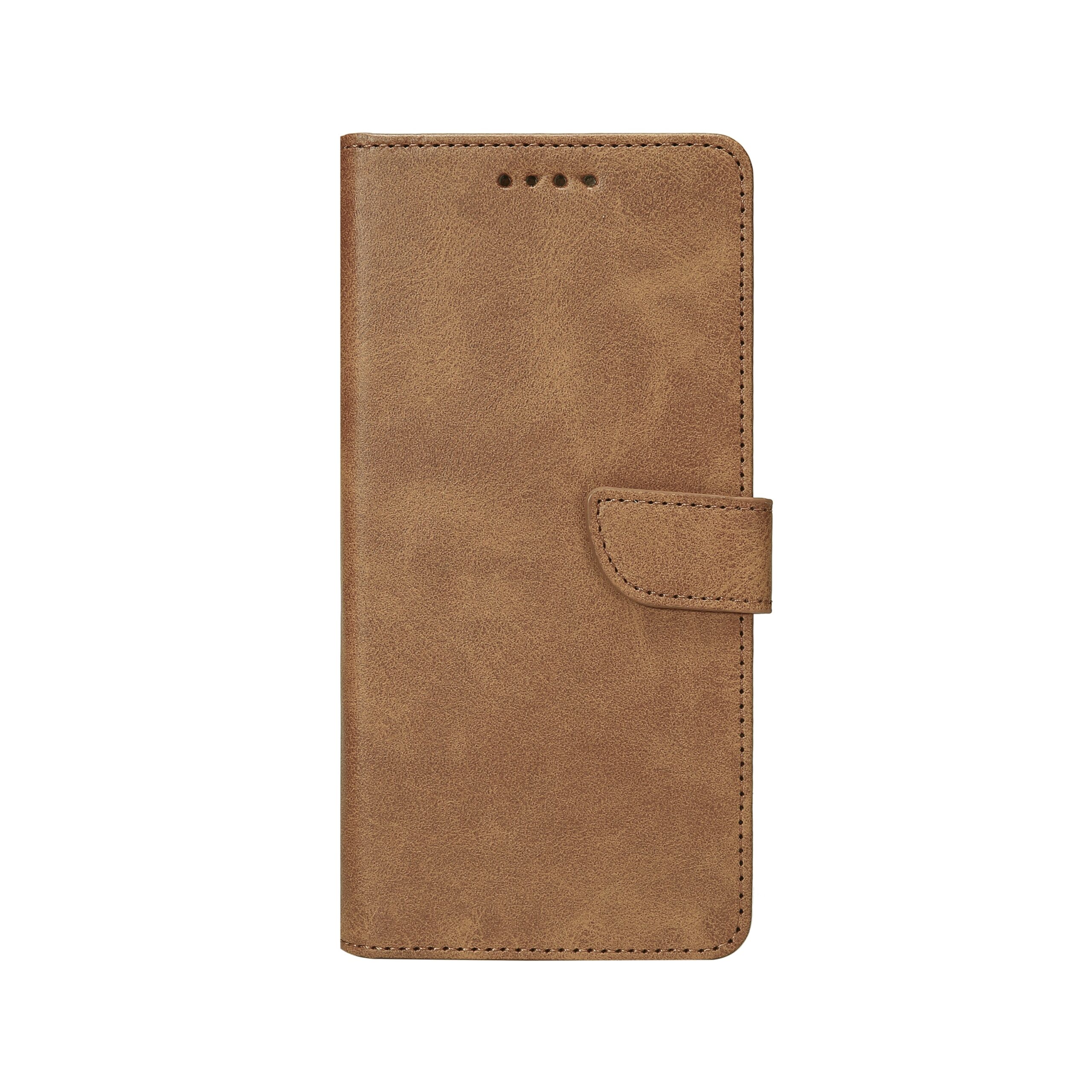 Rixus Buchhülle für Samsung Galaxy A21s Light Brown