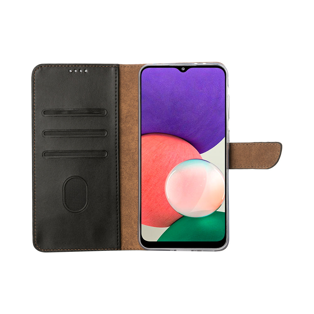 Rixus Buchhülle für Samsung Galaxy A22 5G Black – Bild 5