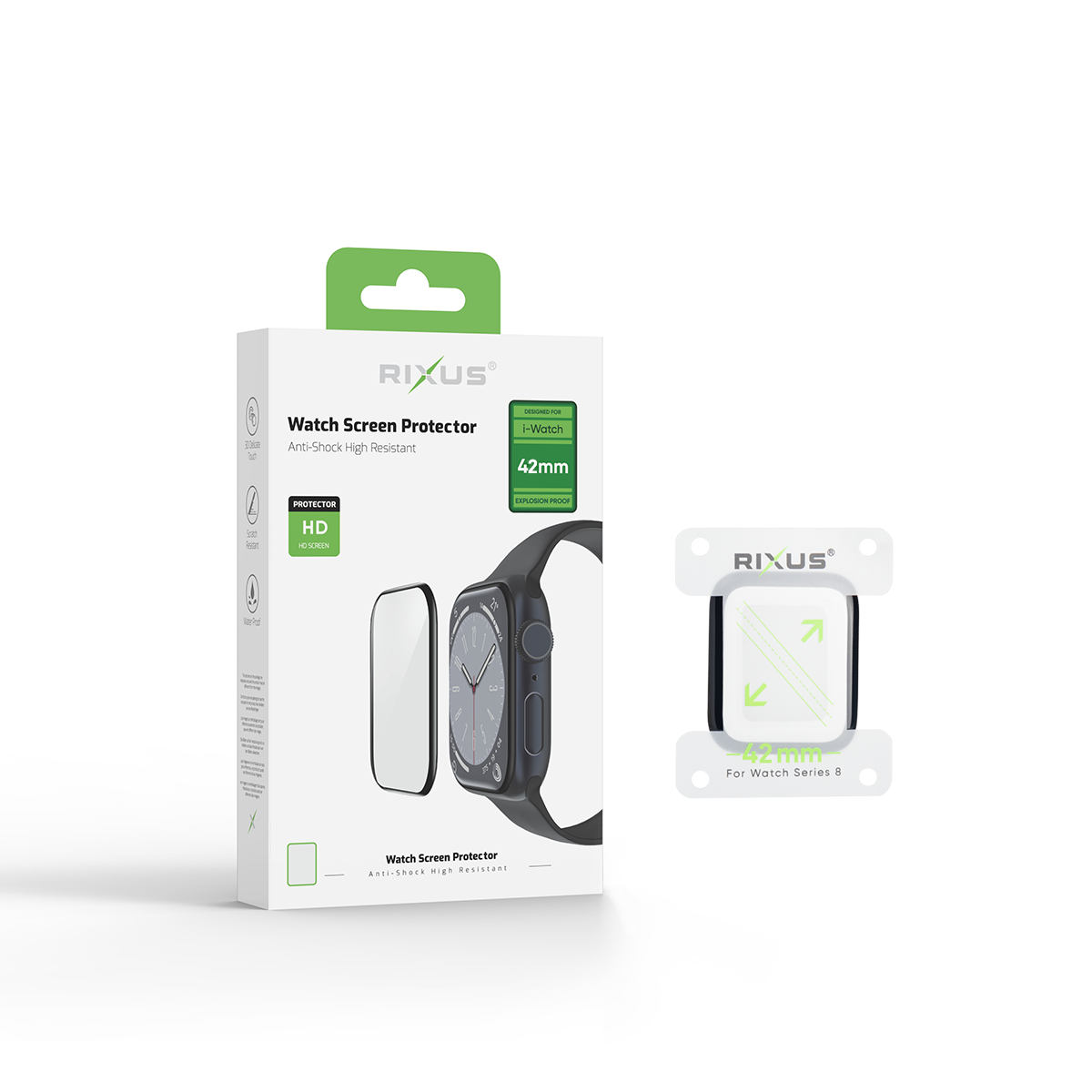 Rixus Soft Barrier für Apple Watch Displayschutz 42mm – Bild 4