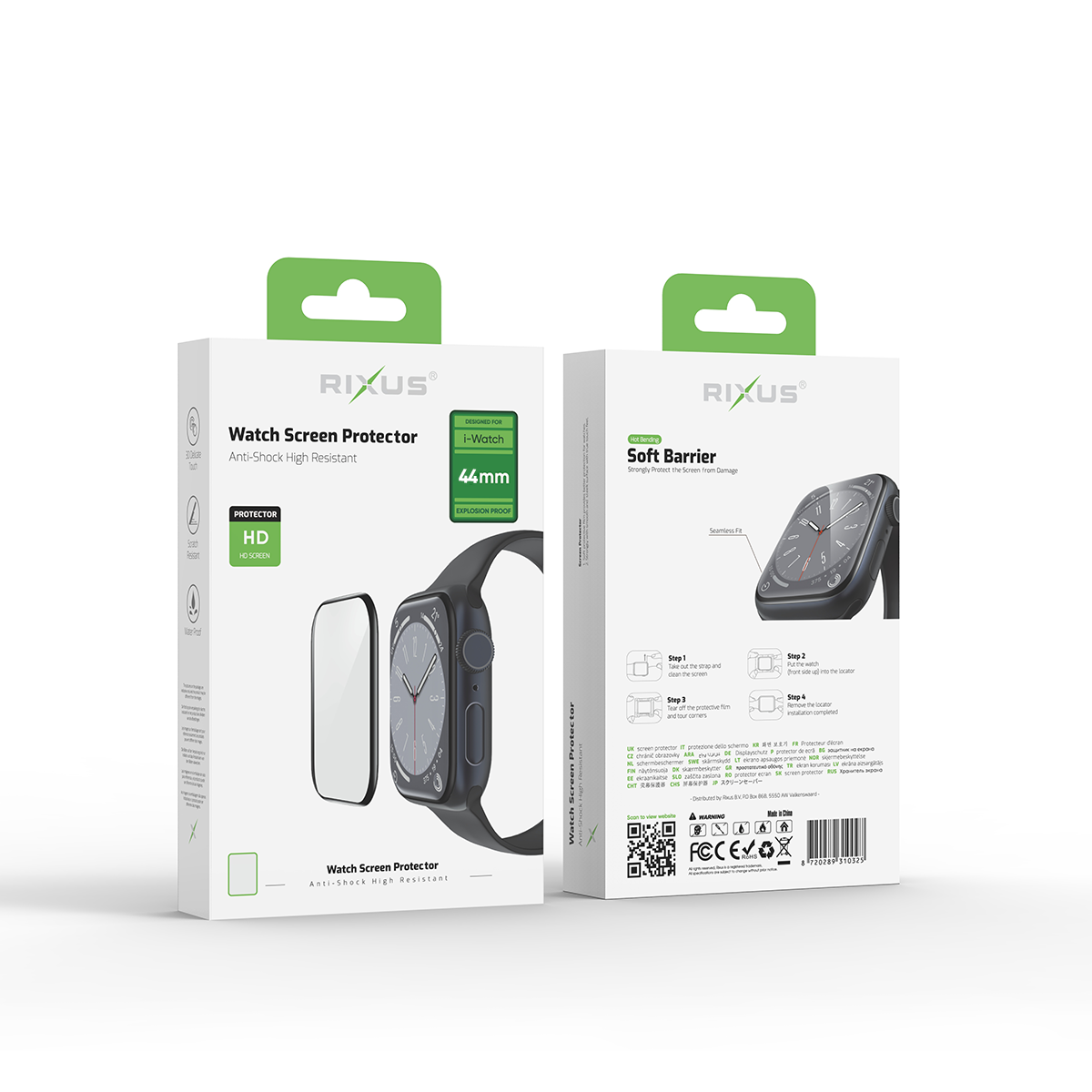 Rixus Soft Barrier für Apple Watch Displayschutz 44mm – Bild 5