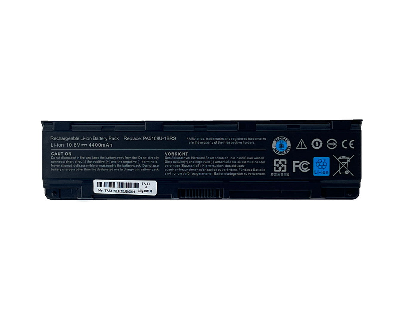 Toshiba 5109 Laptop Akku Black (10.8V, 4400mAh)