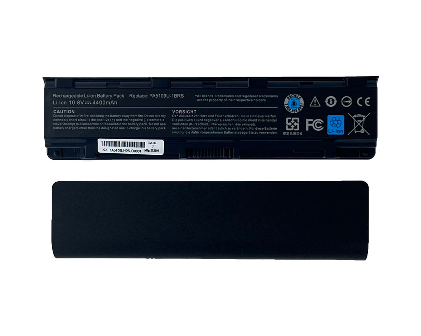 Toshiba 5109 Laptop Akku Black (10.8V, 4400mAh) – Bild 3