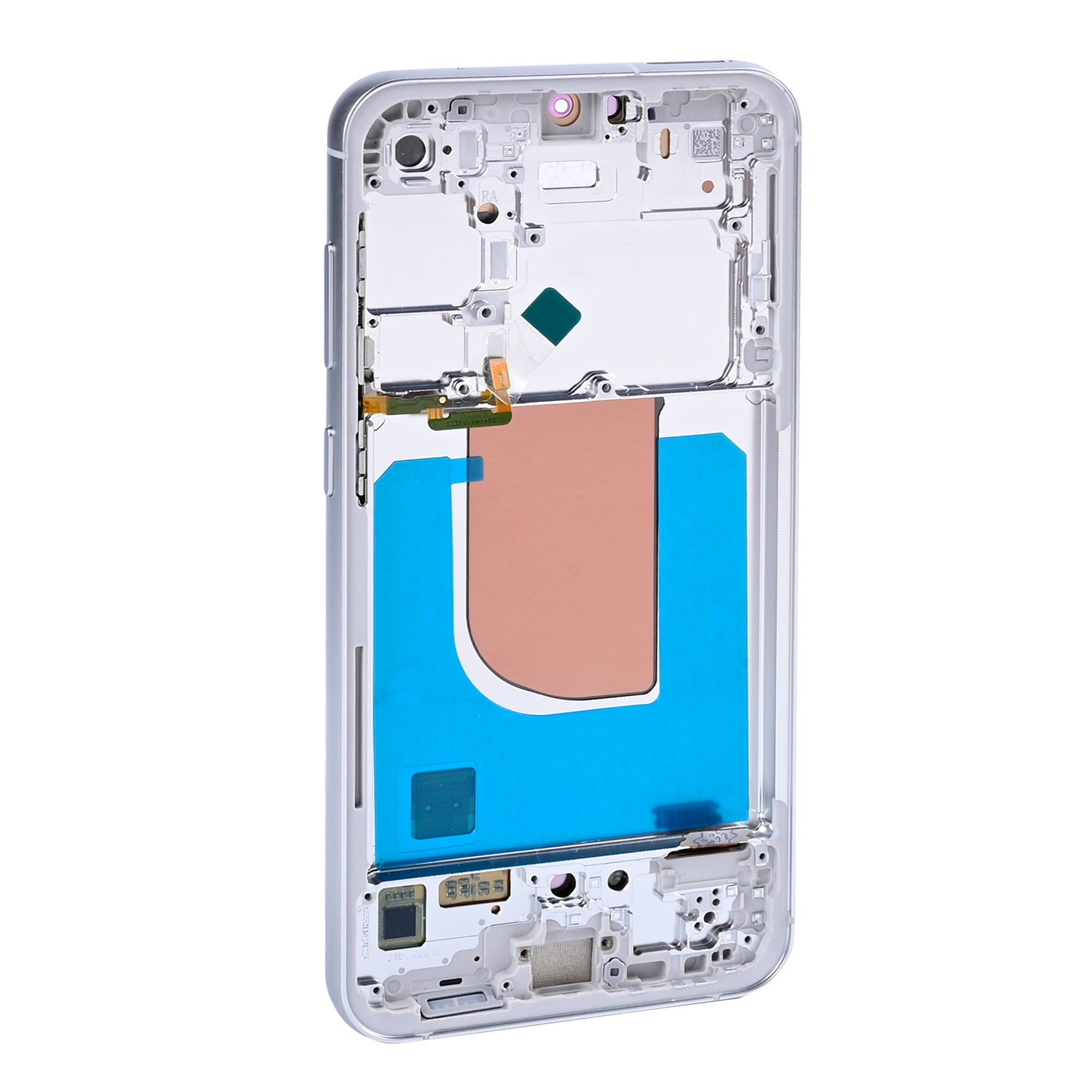Samsung Galaxy S23 FE S711B Display und Touchscreen-Digitizer mit Rahmen Silver Soft-OLED – Bild 3