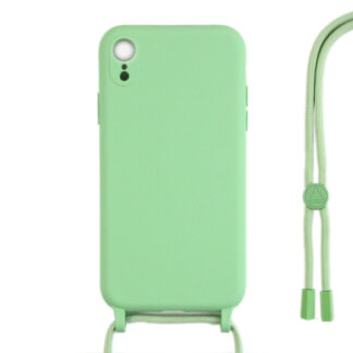 Rixus TPU Necklace Cord Abdeckung für Apple iPhone XR Matcha