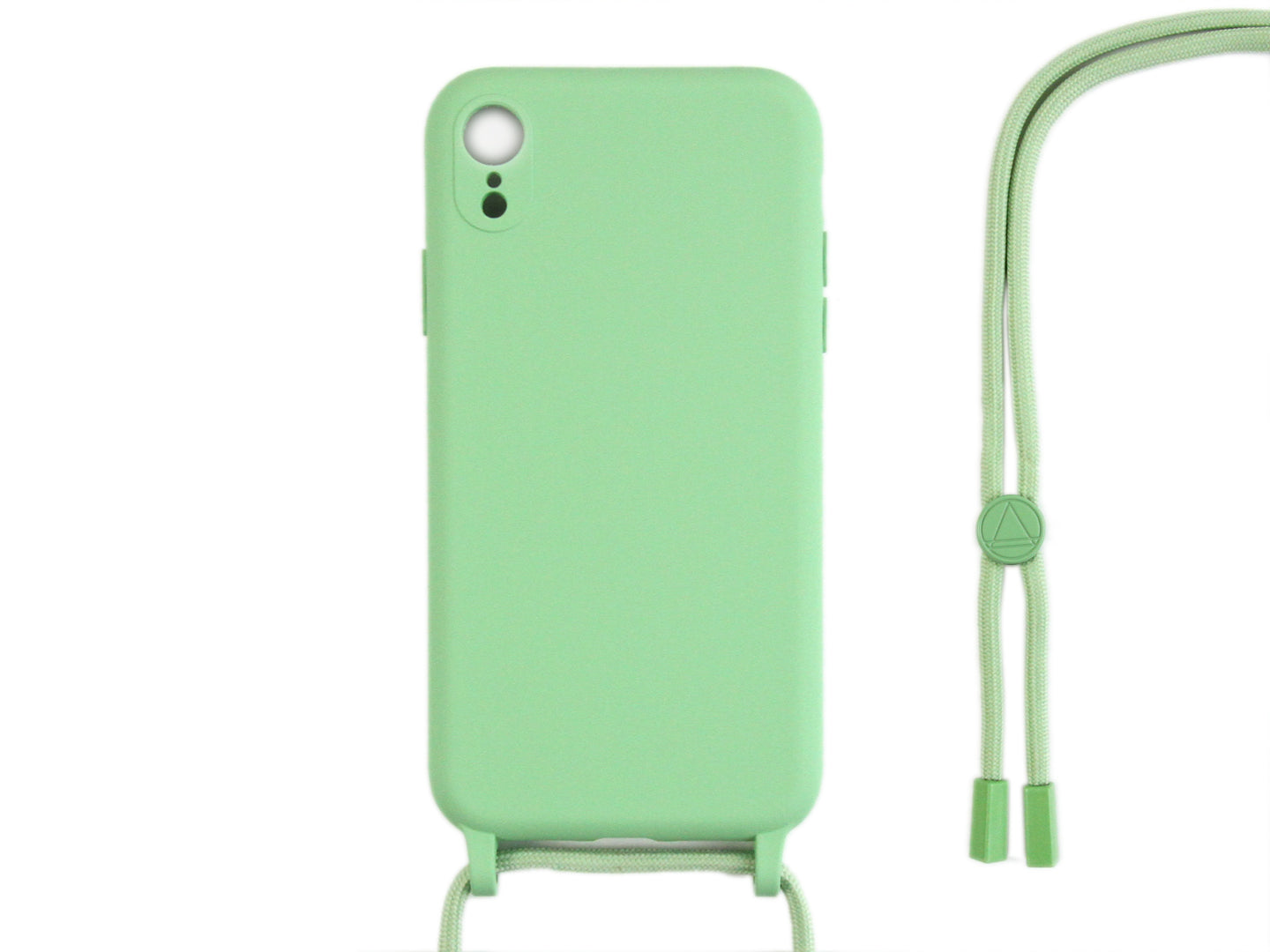Rixus TPU Necklace Cord Abdeckung für Apple iPhone XR Matcha