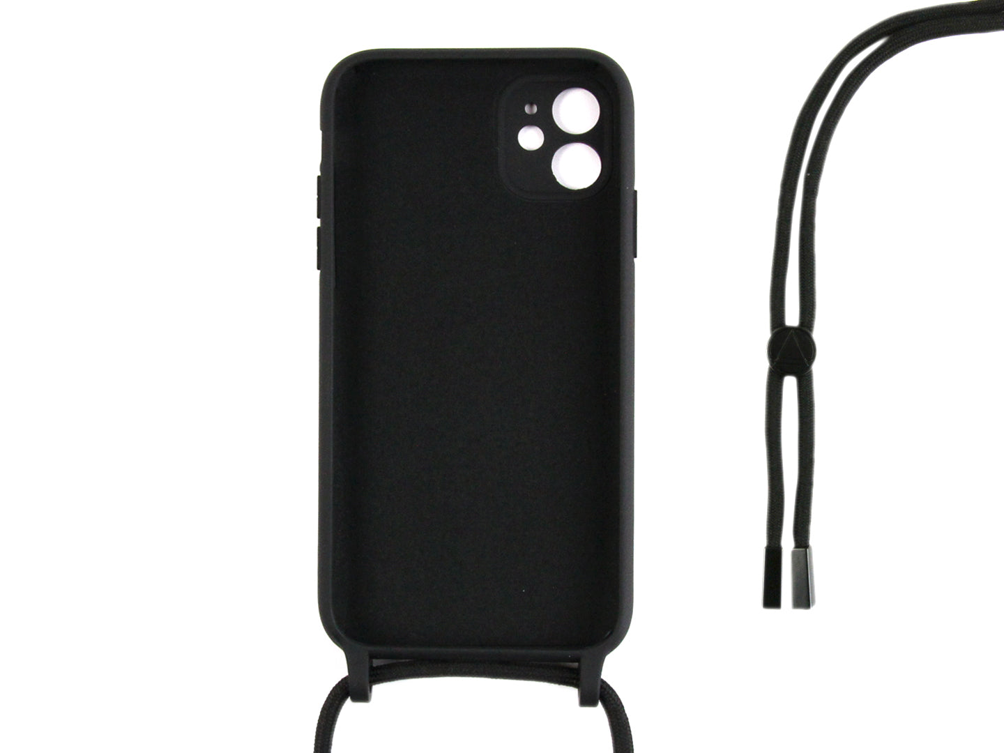 Rixus TPU Necklace Cord Abdeckung für Apple iPhone 11 Black – Bild 3