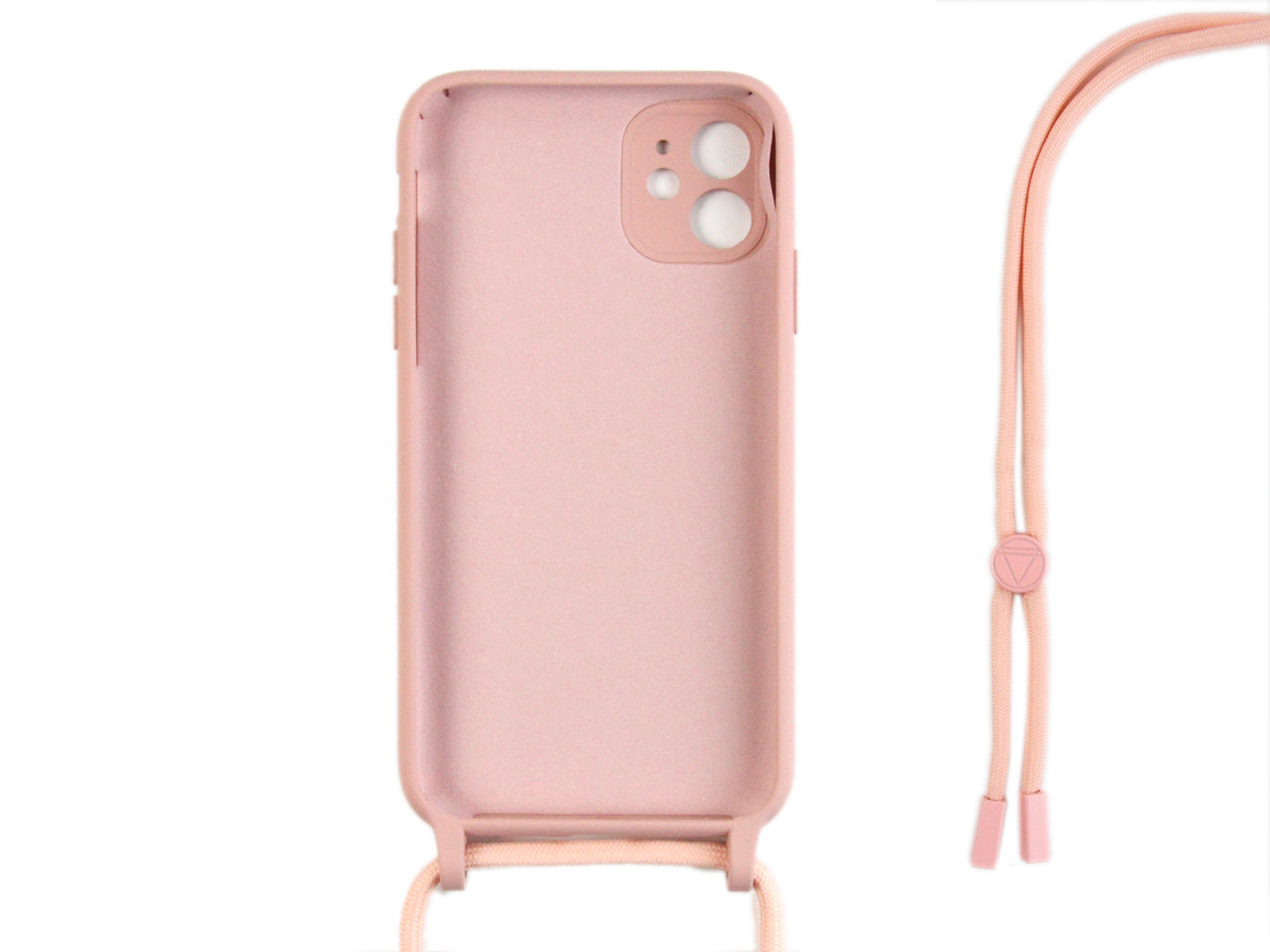 Rixus TPU Necklace Cord Abdeckung für Apple iPhone 11 Pink – Bild 3