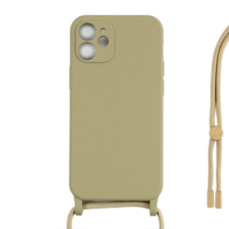 Rixus TPU Necklace Cord Abdeckung für Apple iPhone 11 Gold
