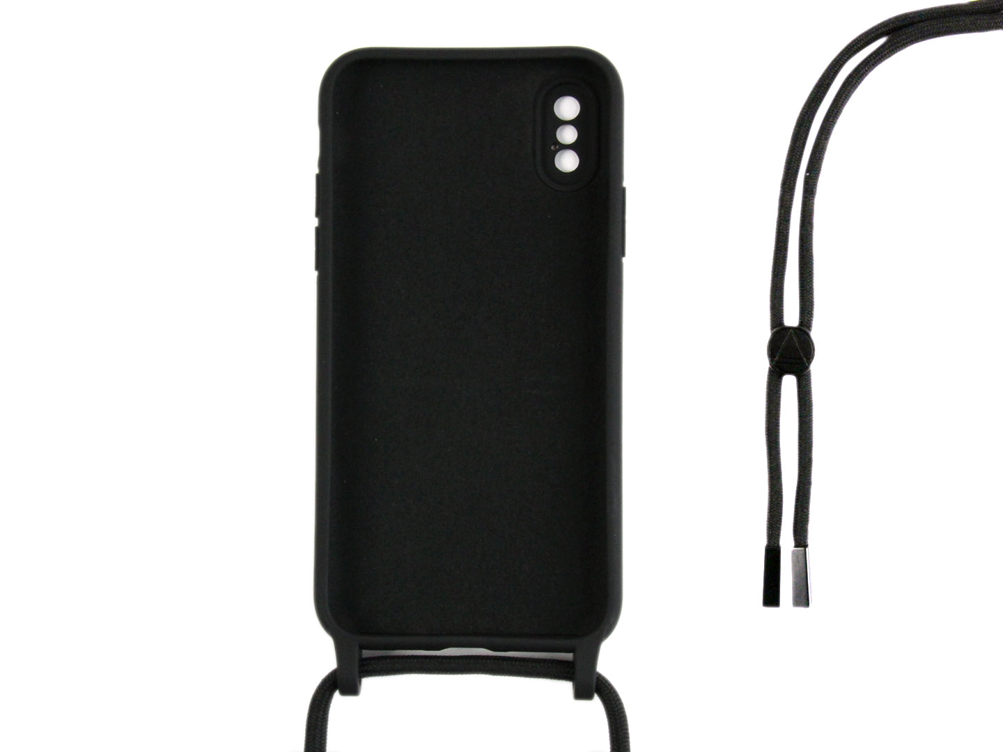 Rixus TPU Necklace Cord Abdeckung für Apple iPhone X, XS Black – Bild 2