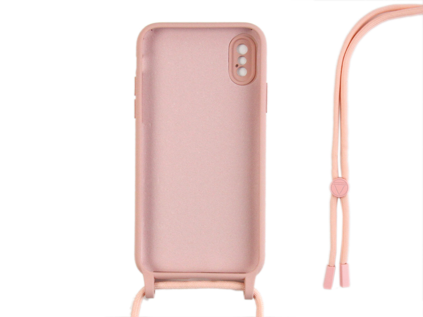 Rixus TPU Necklace Cord Abdeckung für Apple iPhone X, XS Pink – Bild 2