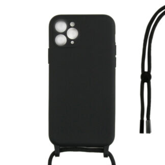 Rixus TPU Necklace Cord Abdeckung für Apple iPhone 11 Pro Max Black