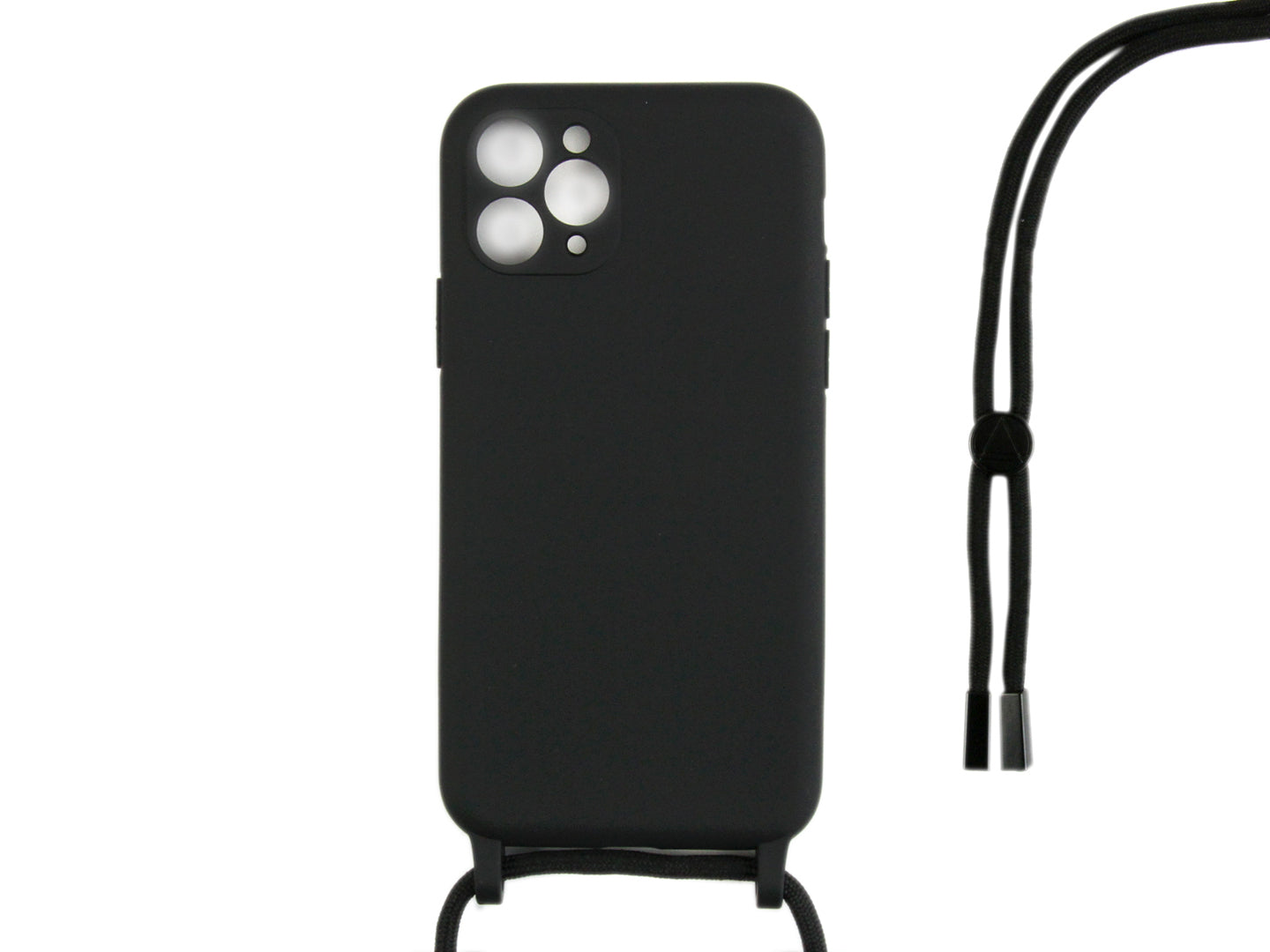 Rixus TPU Necklace Cord Abdeckung für Apple iPhone 11 Pro Max Black