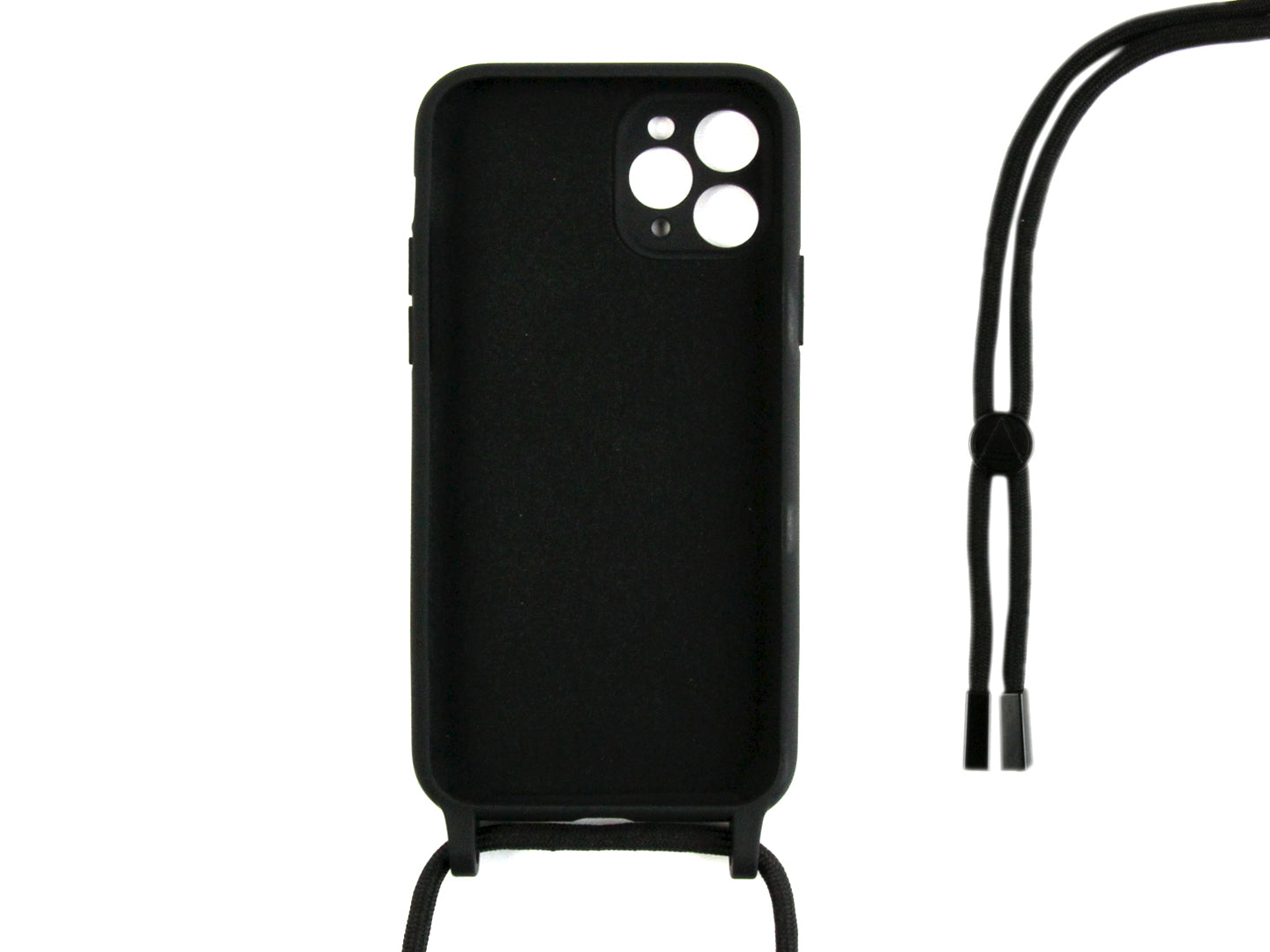 Rixus TPU Necklace Cord Abdeckung für Apple iPhone 11 Pro Max Black – Bild 2