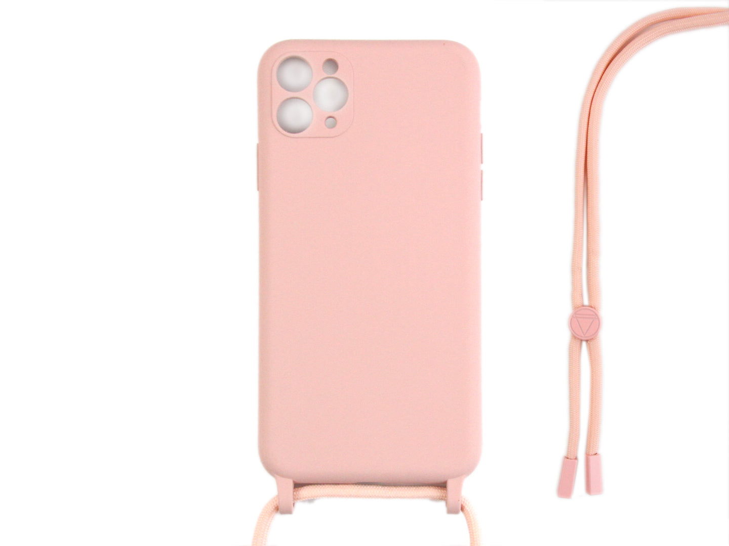 Rixus TPU Necklace Cord Abdeckung für Apple iPhone 11 Pro Max Pink