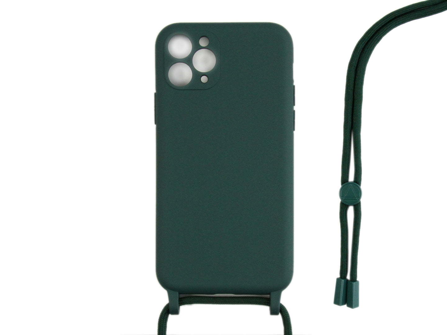 Rixus TPU Necklace Cord Abdeckung für Apple iPhone 11 Pro Max Dark Green