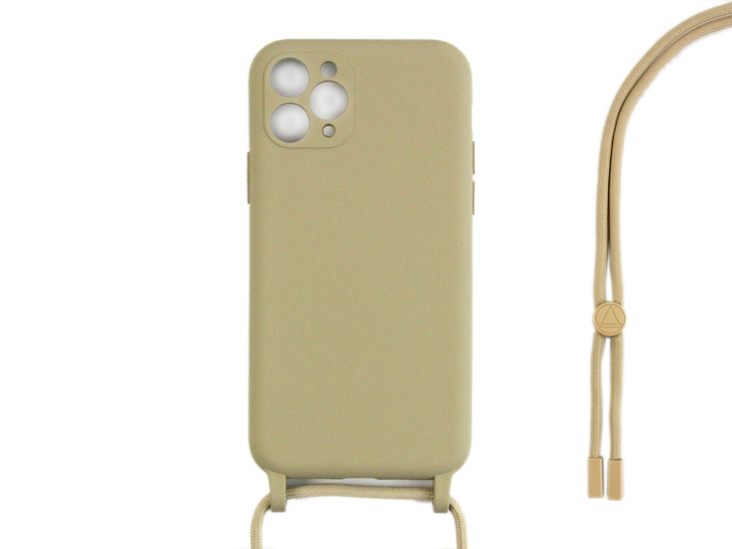Rixus TPU Necklace Cord Abdeckung für Apple iPhone 11 Pro Max Gold