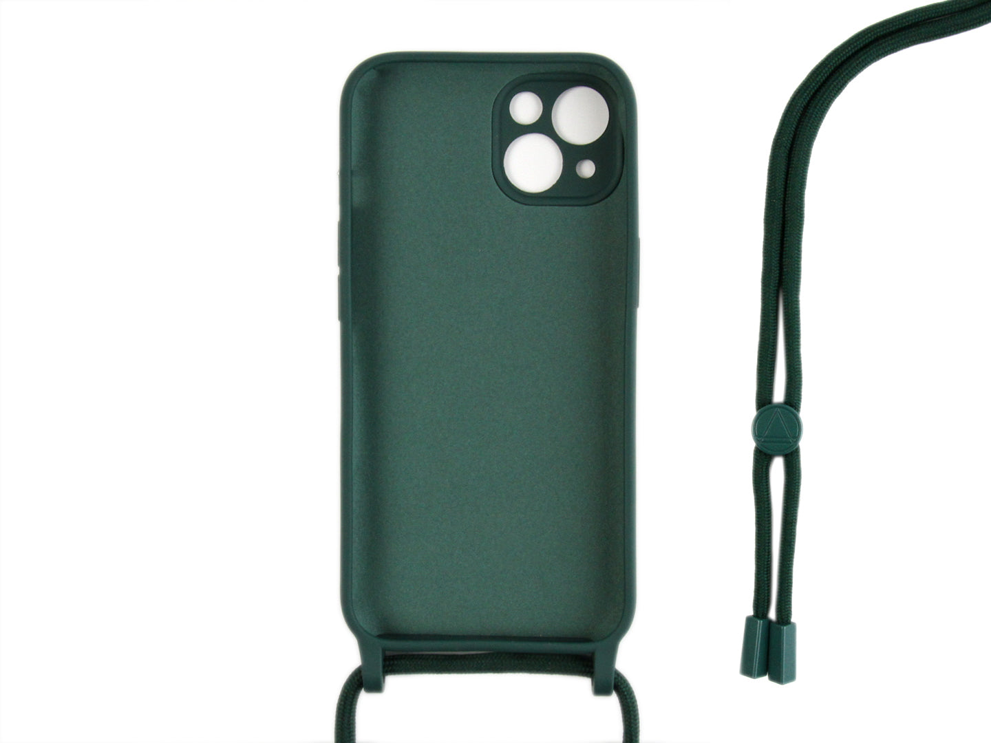 Rixus TPU Necklace Cord Abdeckung für Apple iPhone 13 Mini Dark Green – Bild 2