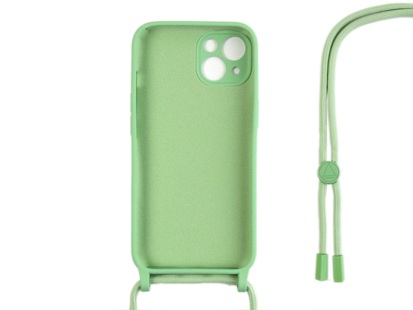 Rixus TPU Necklace Cord Abdeckung für Apple iPhone 13 Mini Matcha – Bild 2