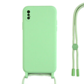 Rixus TPU Necklace Cord Abdeckung für Apple iPhone X, XS Matcha